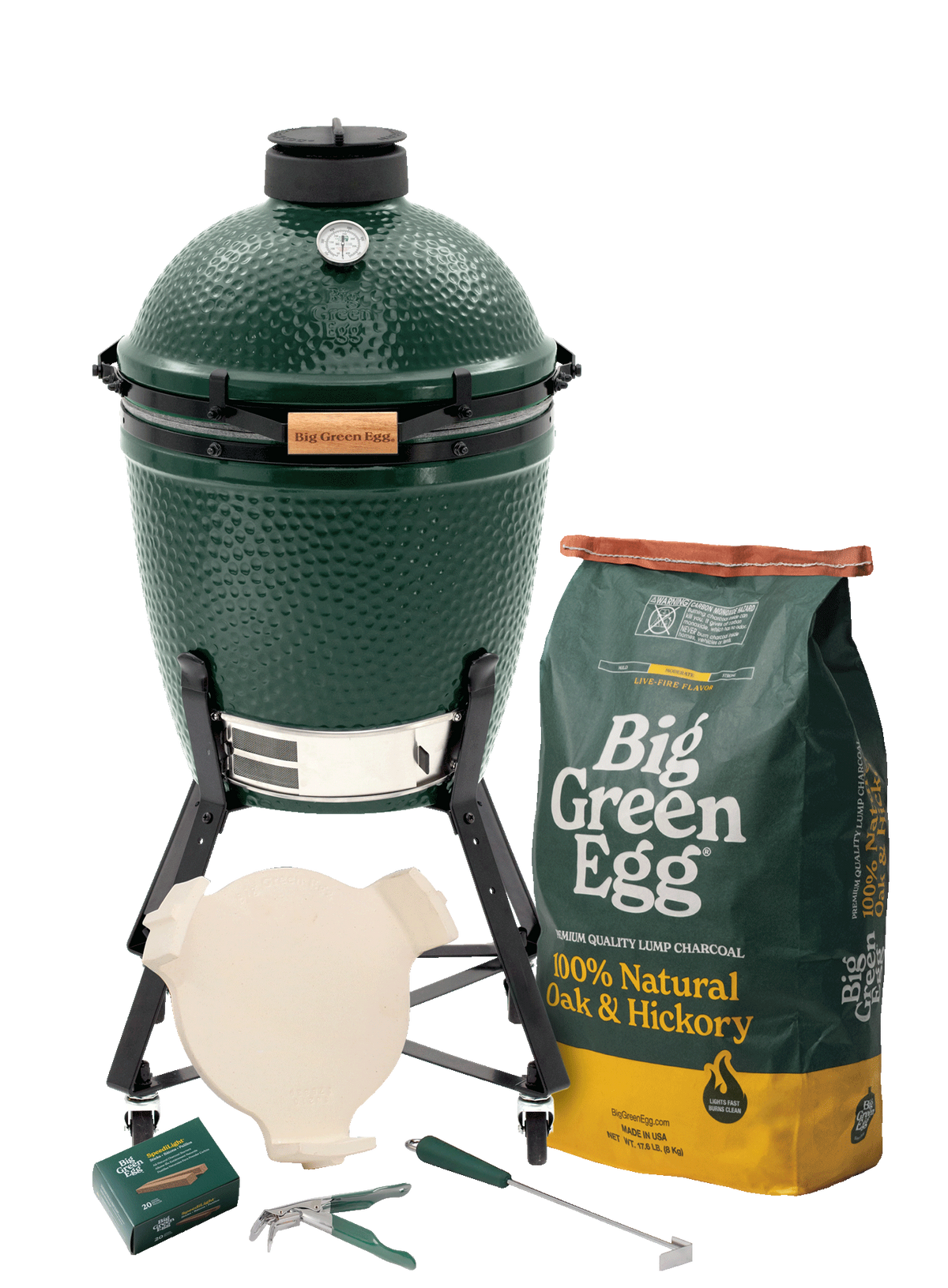 Medium Big Green Egg in Nest Package