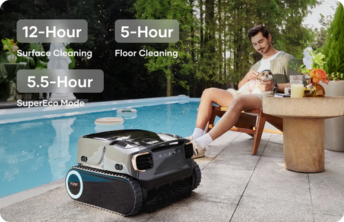 Aiper Scuba X1 Pro Max Cordless Robotic Pool Cleaner X9-US, 8500 GPH