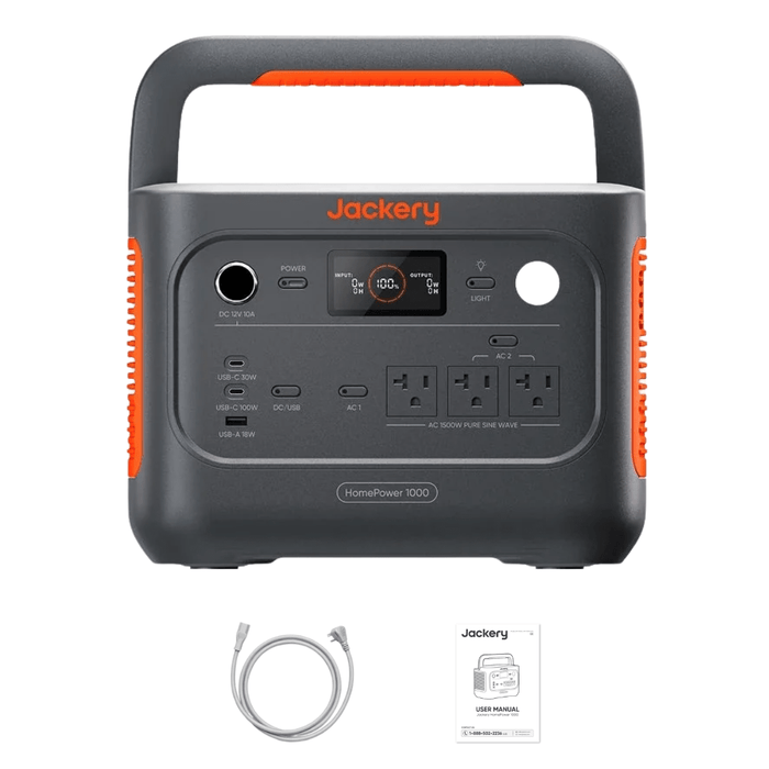 Jackery HomePower 1000 v2 Portable Power Station (Black)