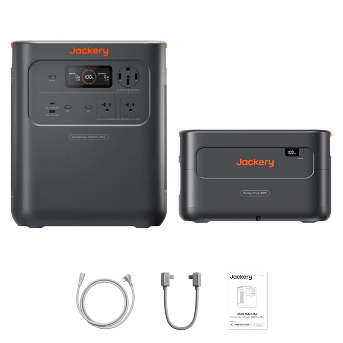 Jackery HomePower 3600 Pro Max + Extra Batteries
