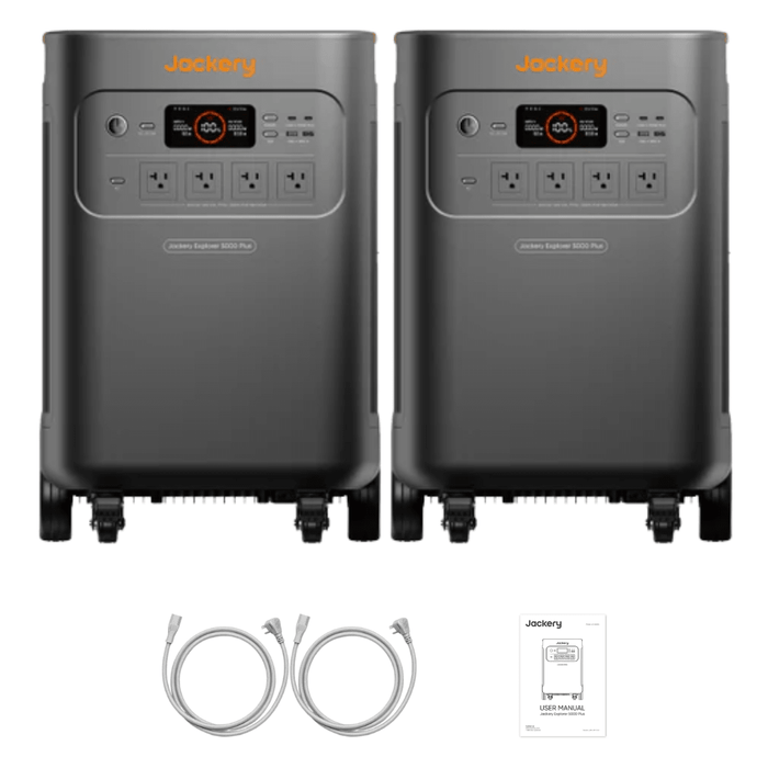 Jackery Explorer 5000 Plus Double Kit + Battery Pack 5000 Plus