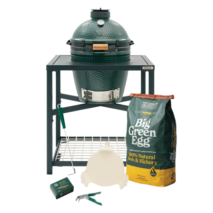 Medium Big Green Egg in a Modular Nest Package