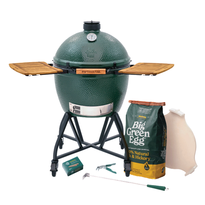 XL Big Green Egg in an intEGGrated Nest+Handler with Mates Package