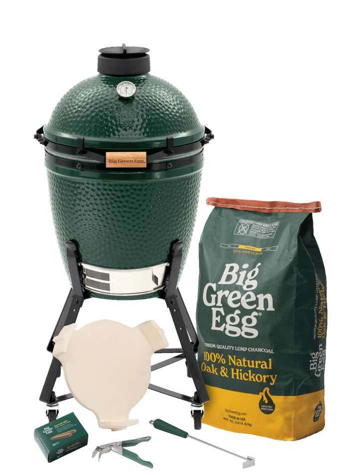 Medium Big Green Egg in Nest Package