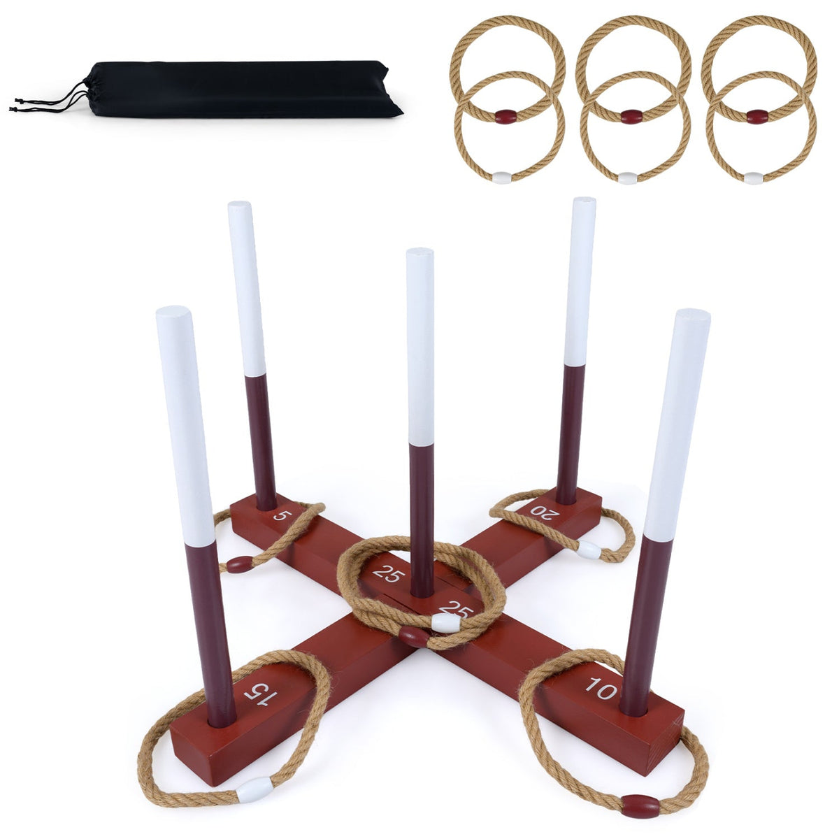 Wooden Ring Toss Game
