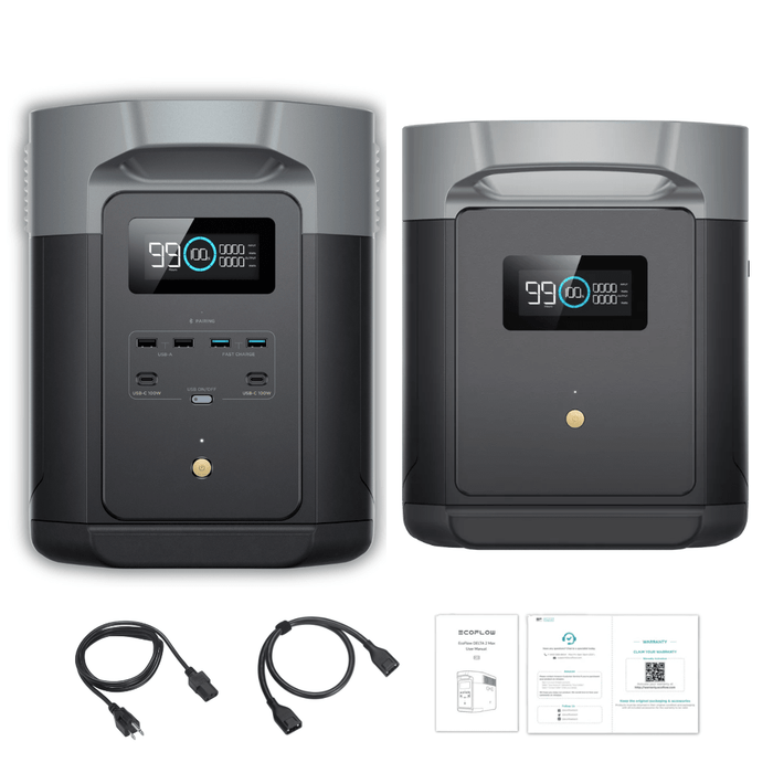 EcoFlow DELTA 2 Max + EcoFlow DELTA 2 Max Smart Extra Battery