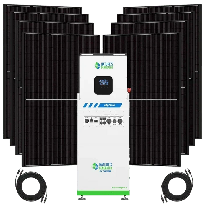 Natures Generator MyGrid 10K Solar Generator + 8 x Rigid 410W Solar Panel