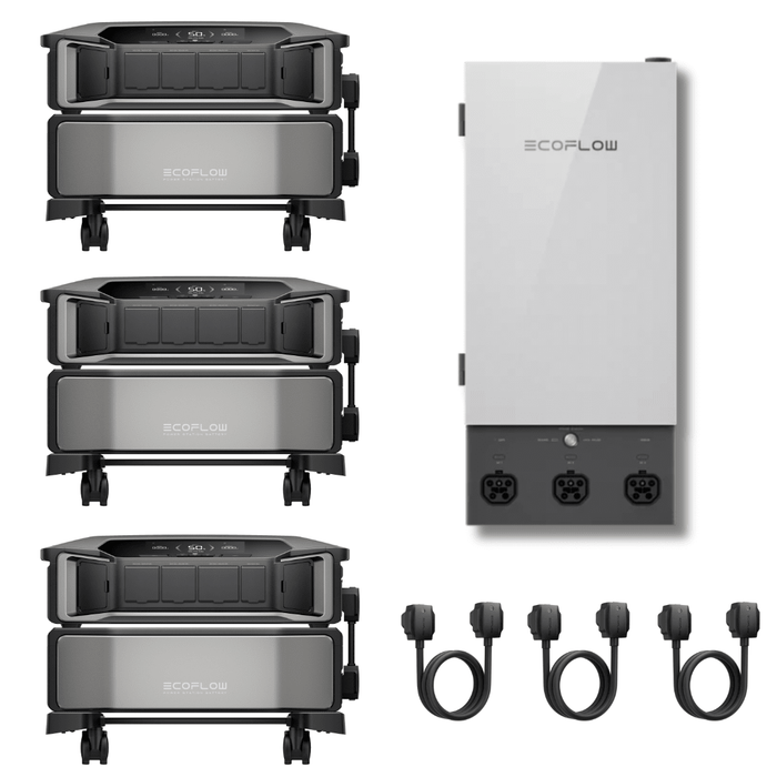 [Triple Kit] EcoFlow DELTA Pro Ultra With Batteries + Smart Home Panel 2